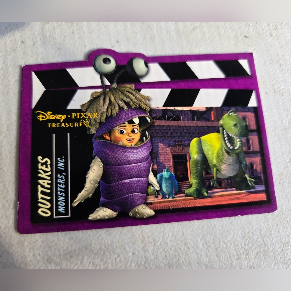 19 Disney Tradibg Cards Monster's Inc. Finding Nemo, Incredibles, Bug's Life TOY